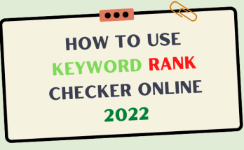 How to use keyword rank checker online