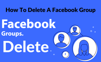 how to delete facebook group